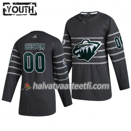 Lasten NHL Minnesota Wild Pelipaita Custom Harmaa 2020 NHL All-Star Adidas Authentic 